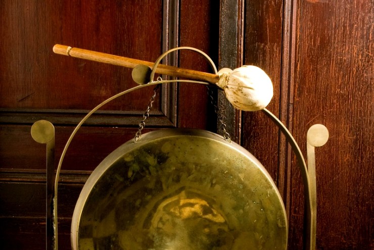 Dorothy Leviny - Brass Dinner Gong c1930