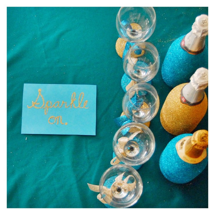 Glitter Bachelorette Sparkle On